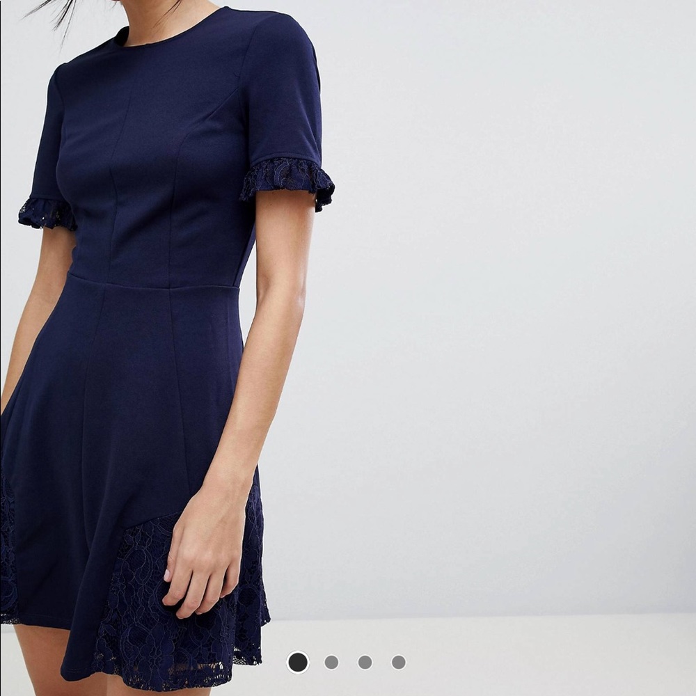 ASOS Skater dress with lace detail
